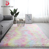 Fluffy Carpet For Living Room Shaggy Bedroom Decor Fur Rugs Decoration Store Hotel Area Rugs Home Floor Door Mat