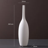 Japanese Ceramic Vase Art Modern Home Decoration Living Room Table Decoration Office Decor Minimalist White Ikebana Vases Gifts