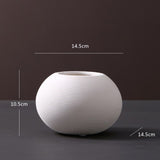 Japanese Ceramic Vase Art Modern Home Decoration Living Room Table Decoration Office Decor Minimalist White Ikebana Vases Gifts