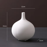 Japanese Ceramic Vase Art Modern Home Decoration Living Room Table Decoration Office Decor Minimalist White Ikebana Vases Gifts