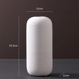 Japanese Ceramic Vase Art Modern Home Decoration Living Room Table Decoration Office Decor Minimalist White Ikebana Vases Gifts