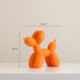 Creative Balloon Dog Figurine Nordic Resin Home Decor Modern Miniature Statues Living Room Desk Room Home Decorative Accessories