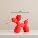 Creative Balloon Dog Figurine Nordic Resin Home Decor Modern Miniature Statues Living Room Desk Room Home Decorative Accessories