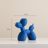 Creative Balloon Dog Figurine Nordic Resin Home Decor Modern Miniature Statues Living Room Desk Room Home Decorative Accessories