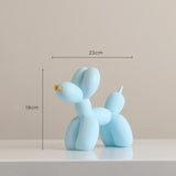 Creative Balloon Dog Figurine Nordic Resin Home Decor Modern Miniature Statues Living Room Desk Room Home Decorative Accessories