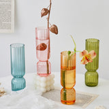 INS Creative Glass Vase Nordic Home Decorative Vase Hydroponic Terrarium Arrangement Container Table Mini Flower Vases Gifts