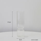 INS Creative Glass Vase Nordic Home Decorative Vase Hydroponic Terrarium Arrangement Container Table Mini Flower Vases Gifts