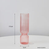 INS Creative Glass Vase Nordic Home Decorative Vase Hydroponic Terrarium Arrangement Container Table Mini Flower Vases Gifts