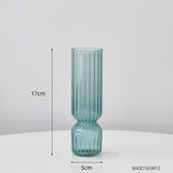 INS Creative Glass Vase Nordic Home Decorative Vase Hydroponic Terrarium Arrangement Container Table Mini Flower Vases Gifts