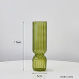 INS Creative Glass Vase Nordic Home Decorative Vase Hydroponic Terrarium Arrangement Container Table Mini Flower Vases Gifts