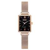 Elegant Women Leather Strap Watches Fashion Ladies Quartz Wrist Watches 2pcs Set Women Business Clock Drop Shipping Reloj Mujer