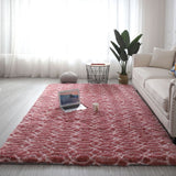 Nordic Plush Carpets For Living Room 3.5cm Long Pile PV Velvet Fluffy Bedroom Rugs Home Decor Soft White Floor Mat