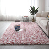 Nordic Plush Carpets For Living Room 3.5cm Long Pile PV Velvet Fluffy Bedroom Rugs Home Decor Soft White Floor Mat