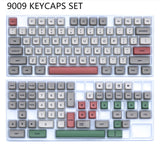 Xpoko 1 Set Granite And 9009 PBT Dye Subbed Key Caps For MX Switch Mechanical Keyboard XDA Profile Retro Grey White Keycap 1.5Mm