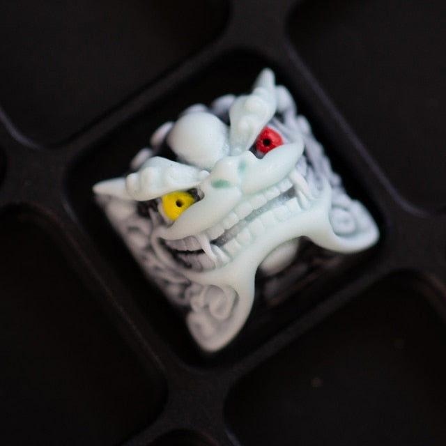 1pc handmade resin keycap for MX switches mechanical keyboard individuality Shishi keycap