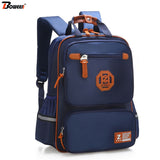 Kids School Bags for Boys Primary School Orthopedic Backpacks Child Waterproof Nylon Schoolbag Bookbags Solid Big Capacity