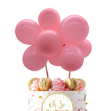 Xpoko 10pcs Balloon Cake Topper Cloud Shape Confetti Balloon Birthday Party Dessert Decoration Baby Shower Wedding Decor Cake supplies