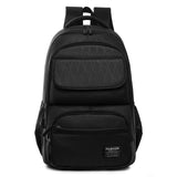 Fashion Nylon Backpack Solid Color Men's Backpack Trendy School Bag For Boys Large Capacity Travel Shoulder Bags