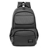 Fashion Nylon Backpack Solid Color Men's Backpack Trendy School Bag For Boys Large Capacity Travel Shoulder Bags