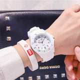 Fashion Silicone Women Watches Simple Sport Ladies Quartz Wristwatches Ulzzang Brand Fresh Children Clock Gifts Relogio Feminino