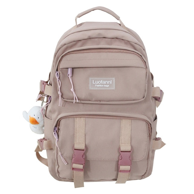 Fashion Men Backpack Waterproof Nylon Rucksack for Teenager Schoolbag Kawaii Women Bag Lovers Travel Shoulder Mochila