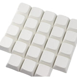 XDA Keycaps PBT Fog White Blank Keycap Mechanical Keyboard Key Cap R1 Profile Personalized Customized 156 Keys