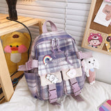 Back to school 2021 New Girl multifunctional small backpack Fashion mini backpack Female Kawaii shoulder bag  Ladies travel school backpack