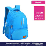 New Schoolbag Suitable For 1m-1.6m Children Orthopedic School Backpack School Bags For Boys Waterproof Backpacks Kids Satchel