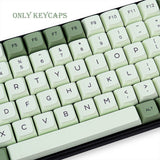 124 Keys PBT Keycap XDA Profile DYE-SUB English Japanese Matcha  Personalized Keycaps For Cherry MX Switch Mechanical Keyboard