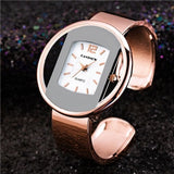 Fashion Gold Stainless Steel Women's Bracelet Bangle Watches 2022 Trends Luxury Brand Ladies Jewelry Watch Bayan Kol Saati Clock