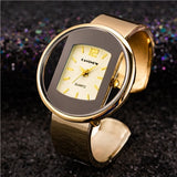 Fashion Gold Stainless Steel Women's Bracelet Bangle Watches 2022 Trends Luxury Brand Ladies Jewelry Watch Bayan Kol Saati Clock