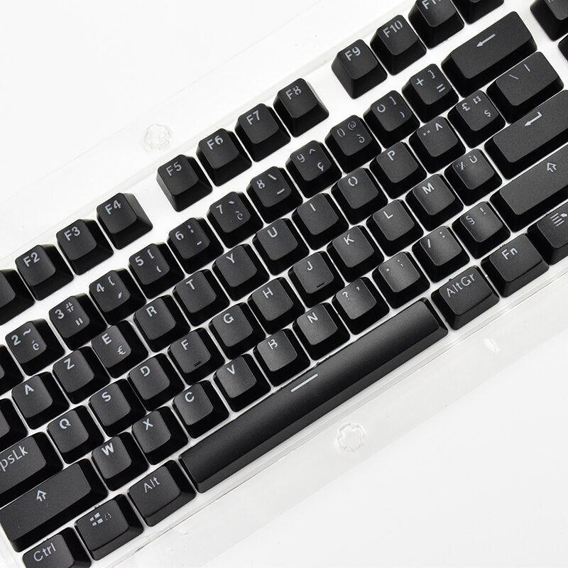 French Keycaps For Mechanical Keyboard Compatible With MX Switches Double Shot Support Led Lighting FrançAis Keycaps AZERTY