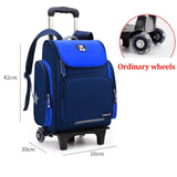 Back to school High capacity Student School bag Rolling Backpack kids Trolley bag school backpack wheeled bag Children Trolley backpack wheels