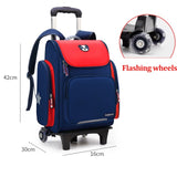 Back to school High capacity Student School bag Rolling Backpack kids Trolley bag school backpack wheeled bag Children Trolley backpack wheels