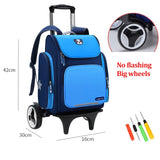 Back to school High capacity Student School bag Rolling Backpack kids Trolley bag school backpack wheeled bag Children Trolley backpack wheels