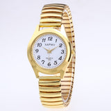 Classic Big Dial Numbers Face Elastic Band Quartz Watch Men And Women Fashion Pair Wholesale Watch