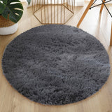 Bubble Kiss Round Fluffy Rugs Carpets For Living Room Plush Rug Bedroom Fur Long Pile Carpet Floor Mat Soft Shaggy Rugs Home Mat