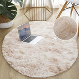 Bubble Kiss Round Fluffy Rugs Carpets For Living Room Plush Rug Bedroom Fur Long Pile Carpet Floor Mat Soft Shaggy Rugs Home Mat