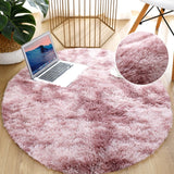 Bubble Kiss Round Fluffy Rugs Carpets For Living Room Plush Rug Bedroom Fur Long Pile Carpet Floor Mat Soft Shaggy Rugs Home Mat