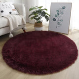 Bubble Kiss Round Fluffy Rugs Carpets For Living Room Plush Rug Bedroom Fur Long Pile Carpet Floor Mat Soft Shaggy Rugs Home Mat