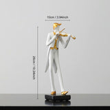 Creative Human Statue Resin Art Golf Sculpture Office Decor Accessories Modern Craft Home Decoration Cabinet Tabletop Figurines