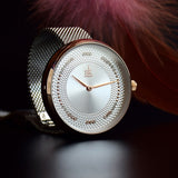 Creative Women Watches 3 Colors Stylish Japanese Quartz Ladies Watch Luxury Stainless Steel Clock Reloj Mujer Wife Gift