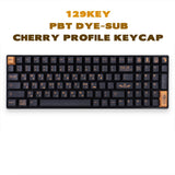 Pharaoh Theme Keycaps 129 Keys PBT DYE-SUB Cherry Profile Keycap For MX Switch Mechanical Keyboard Black Key Caps