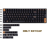 Pharaoh Theme Keycaps 129 Keys PBT DYE-SUB Cherry Profile Keycap For MX Switch Mechanical Keyboard Black Key Caps