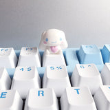 Dedicated PBT Personalized keycaps cartoon dog keycap Beautiful Girl Square mechanical keyboard caps Single R4 Keys