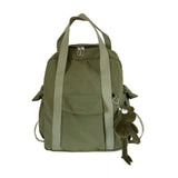 Back to school Fashion New Solid Color Women'S Waterproof Nylon Backpack Simple School Bag For Teenage Girl Shoulder Travel Bag School Backpack