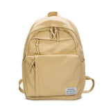 Back to school New Backpack Women Waterproof Nylon Backpack Solid Color Shoulder School Bag For Teenage Girl Kawaii Backpacks mochila