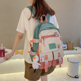 Back to school 2022 New Cute Female Student Backpack large capacity Travel Laptop Bag Fashion casual girl Student Backpack