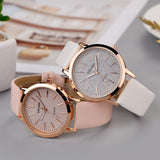 Women's watches brand luxury fashion ladies watch Leather Watch women Female quartz wristwatches montre femme A4