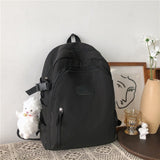 Fashion Women Backpack Cute Nylon Student Schoolbag Kawaii Ladies Large Capacity Laptop Bagpack Girl Bookbag Mochila